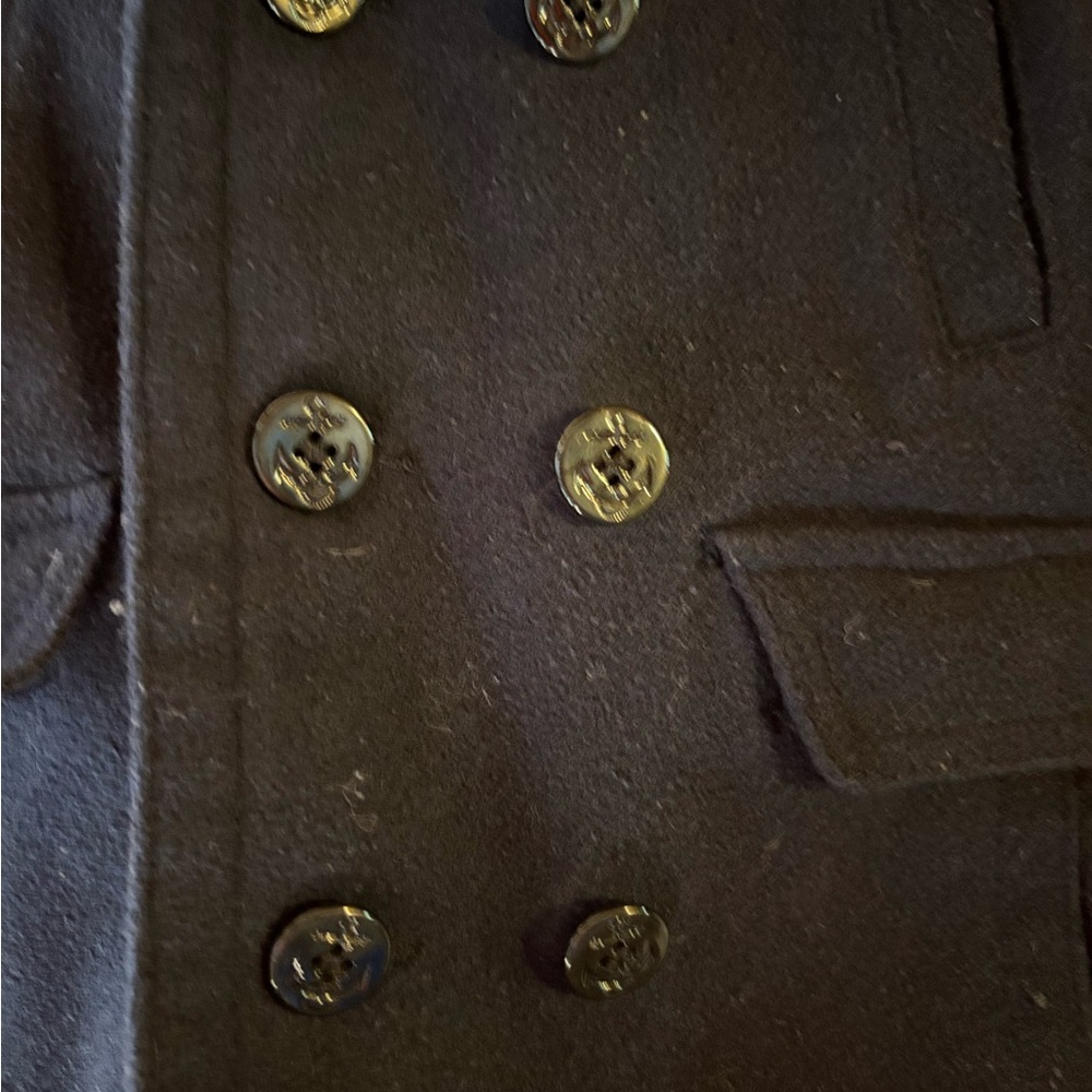 Kids Navy Peacoat size 3T - Picture 6 of 7